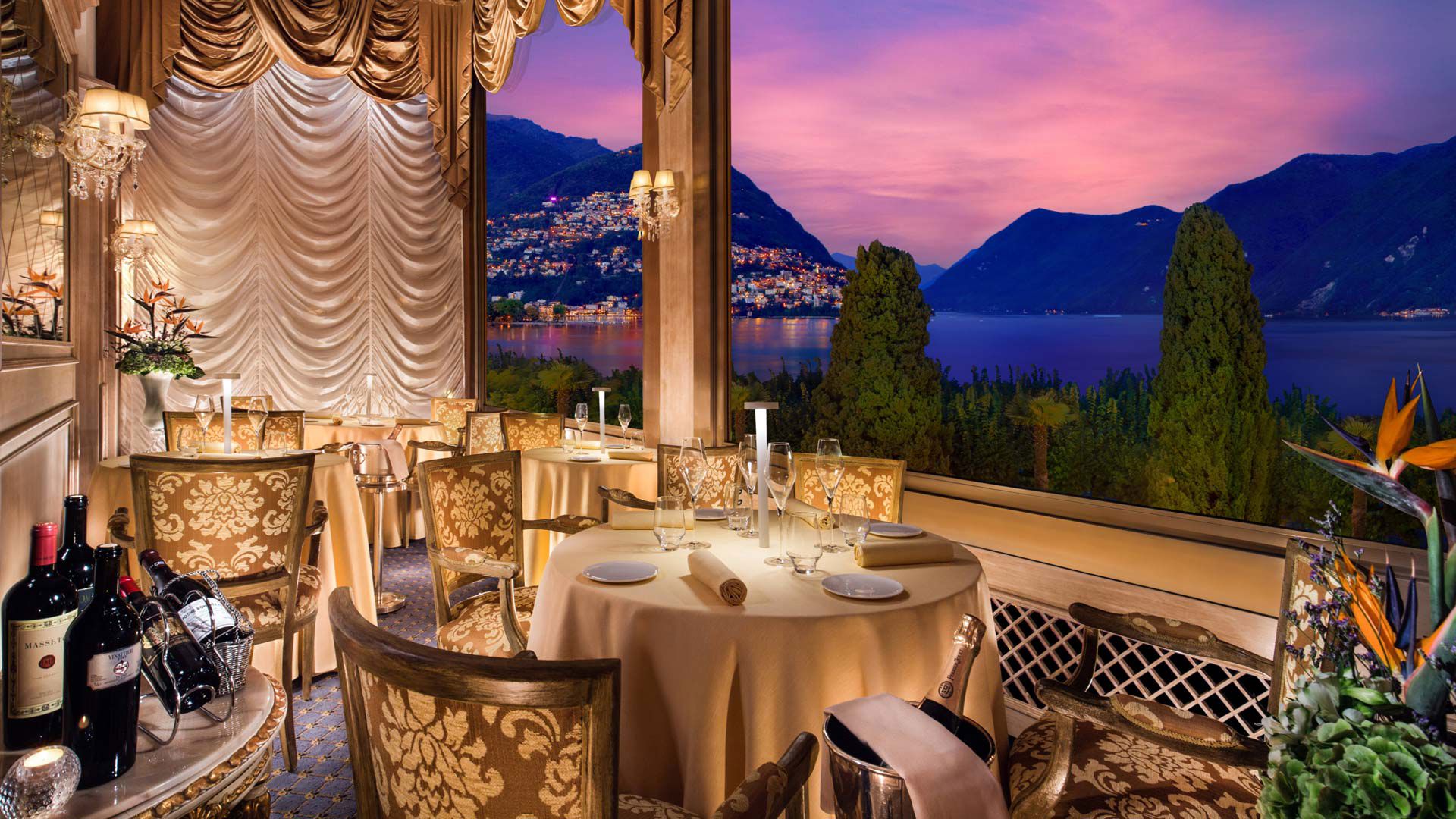 Restaurant with a view Lake Lugano 7