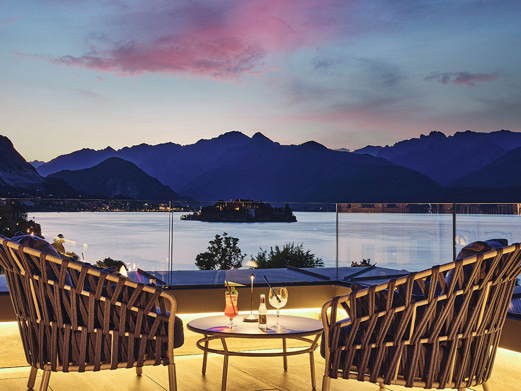 Discover the rooftop of Boutique Hotel Stresa on Lake Maggiore