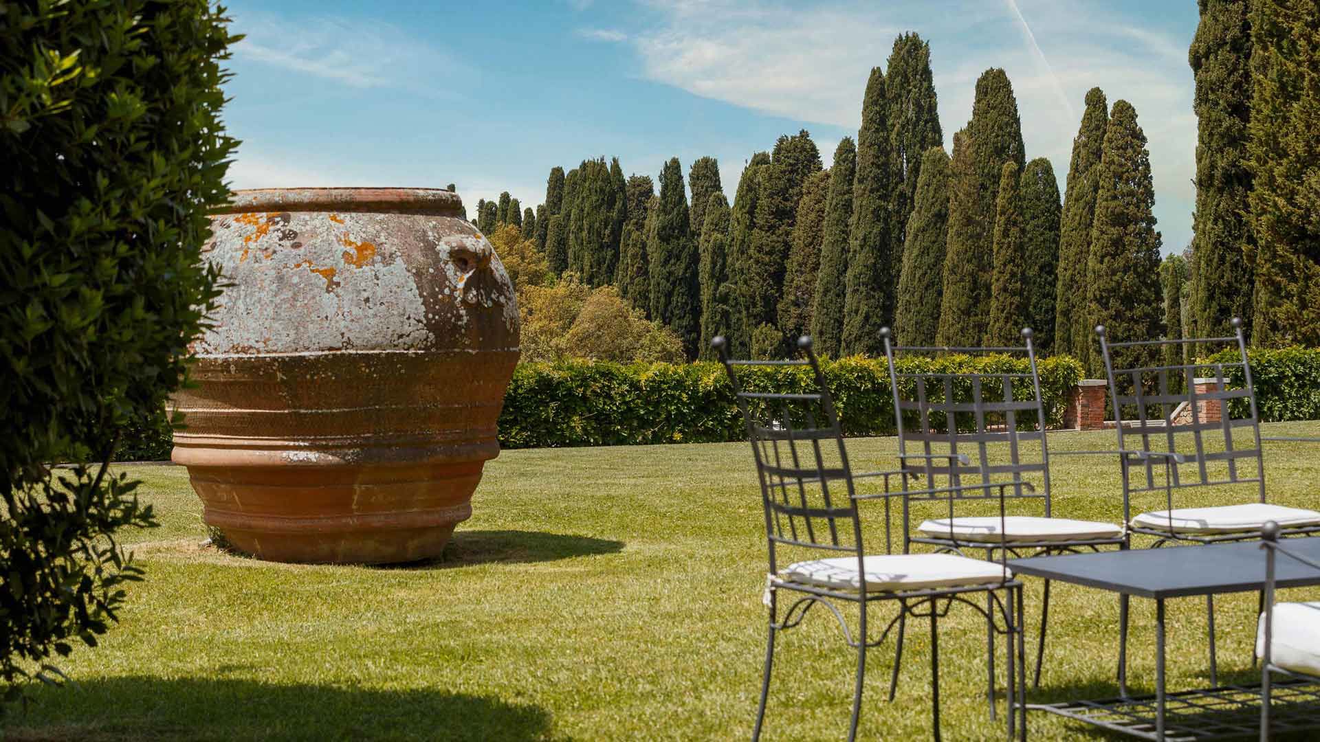 Main garden Borgo Scopeto