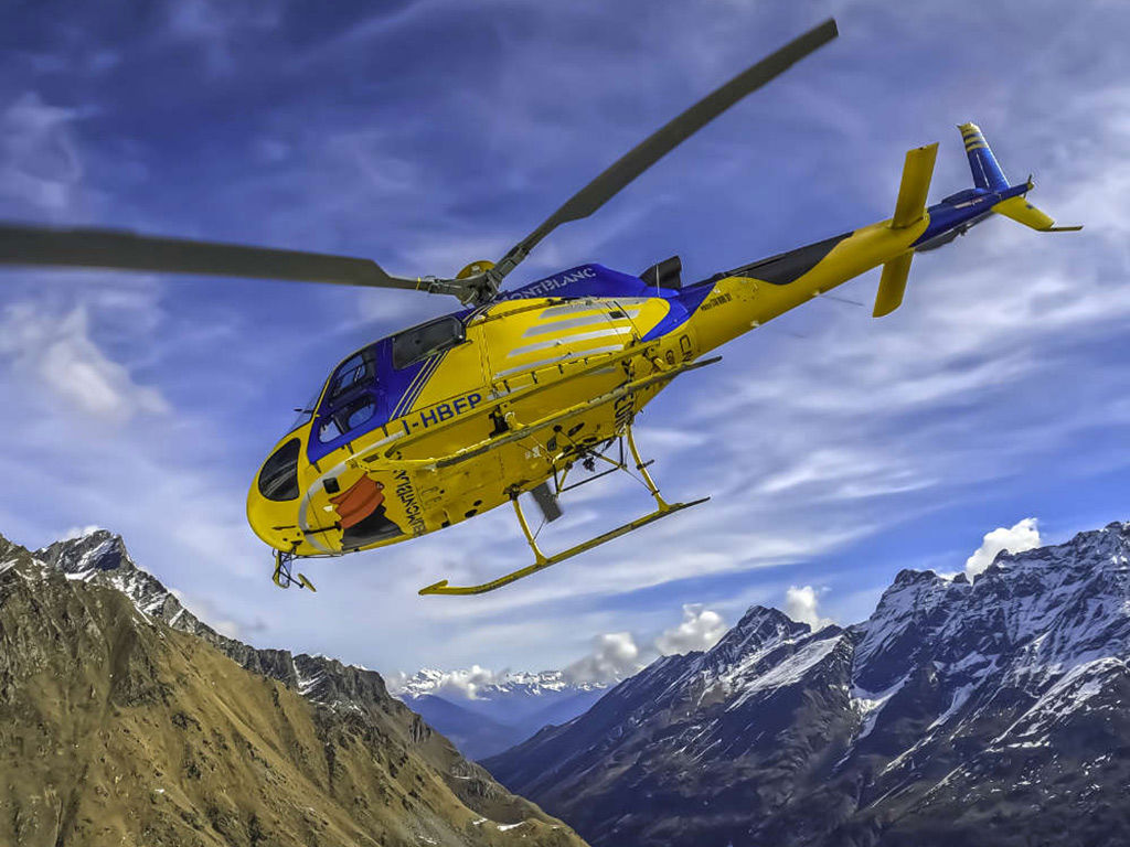 Monte Bianco <br>IN VOLO SULLE ALPI