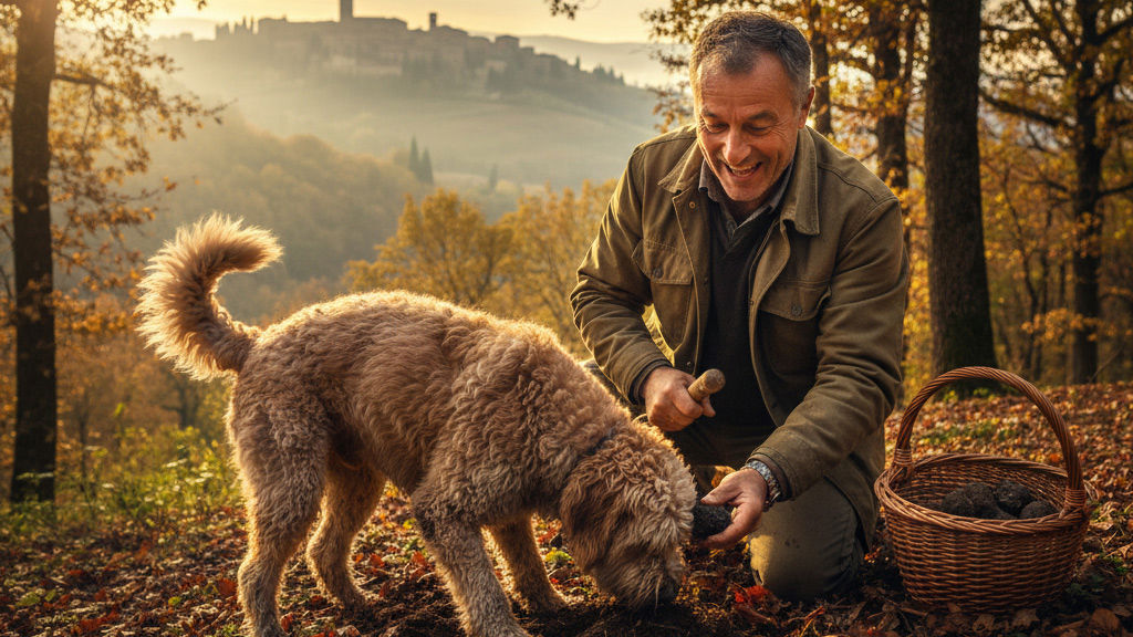 TRUFFLE HUNTING IN CORTONA 4
