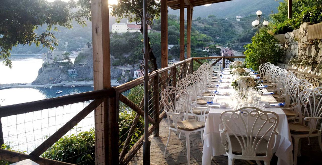 Porto Roca, location for weddings and events in the Cinque Terre