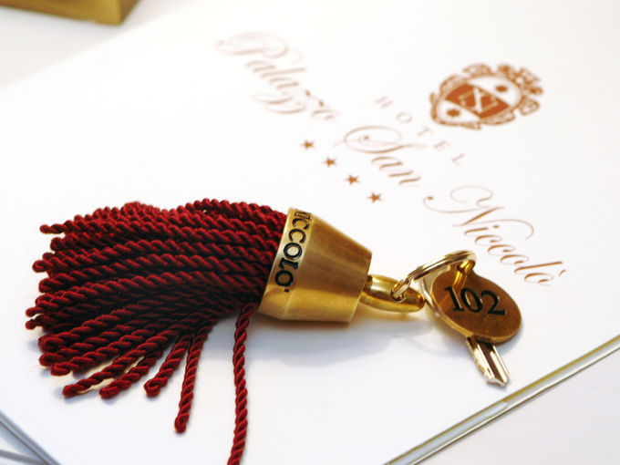 Hotel tassel key fob