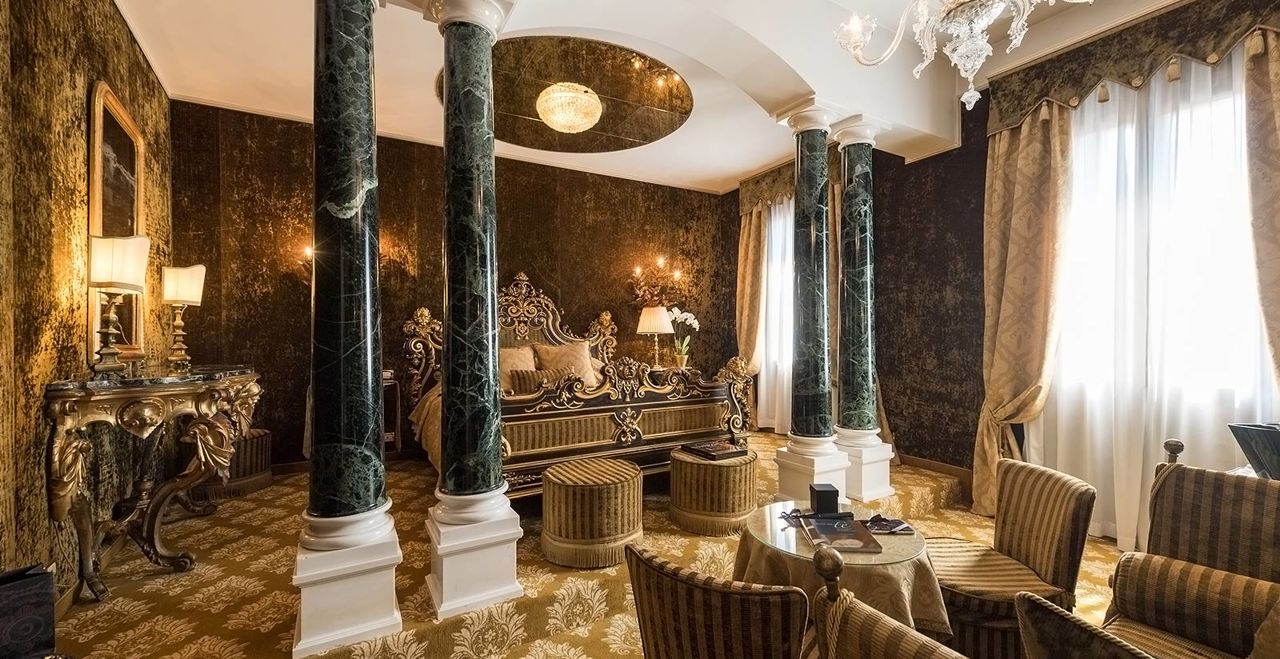La suite desiderio dell'Hotel Metropole di Venezia.