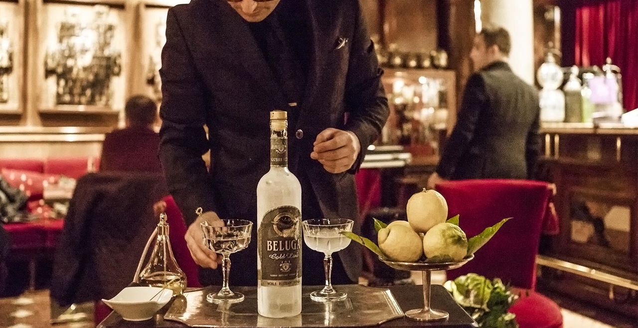 Il cocktail bar elegante a Venezia dell'Hotel Metropole.