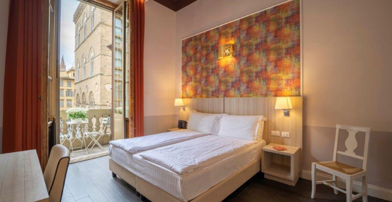 Double Room With Balcony At B&B Repubblica In Florence