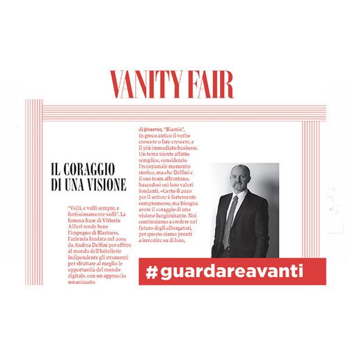 ANDREA DELFINI E “IL CORAGGIO DI UNA VISIONE” - VANITY FAIR ITALIA