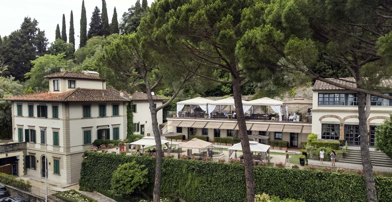 Hotel Villa Fiesole - Terrazza con vista a Firenze 4