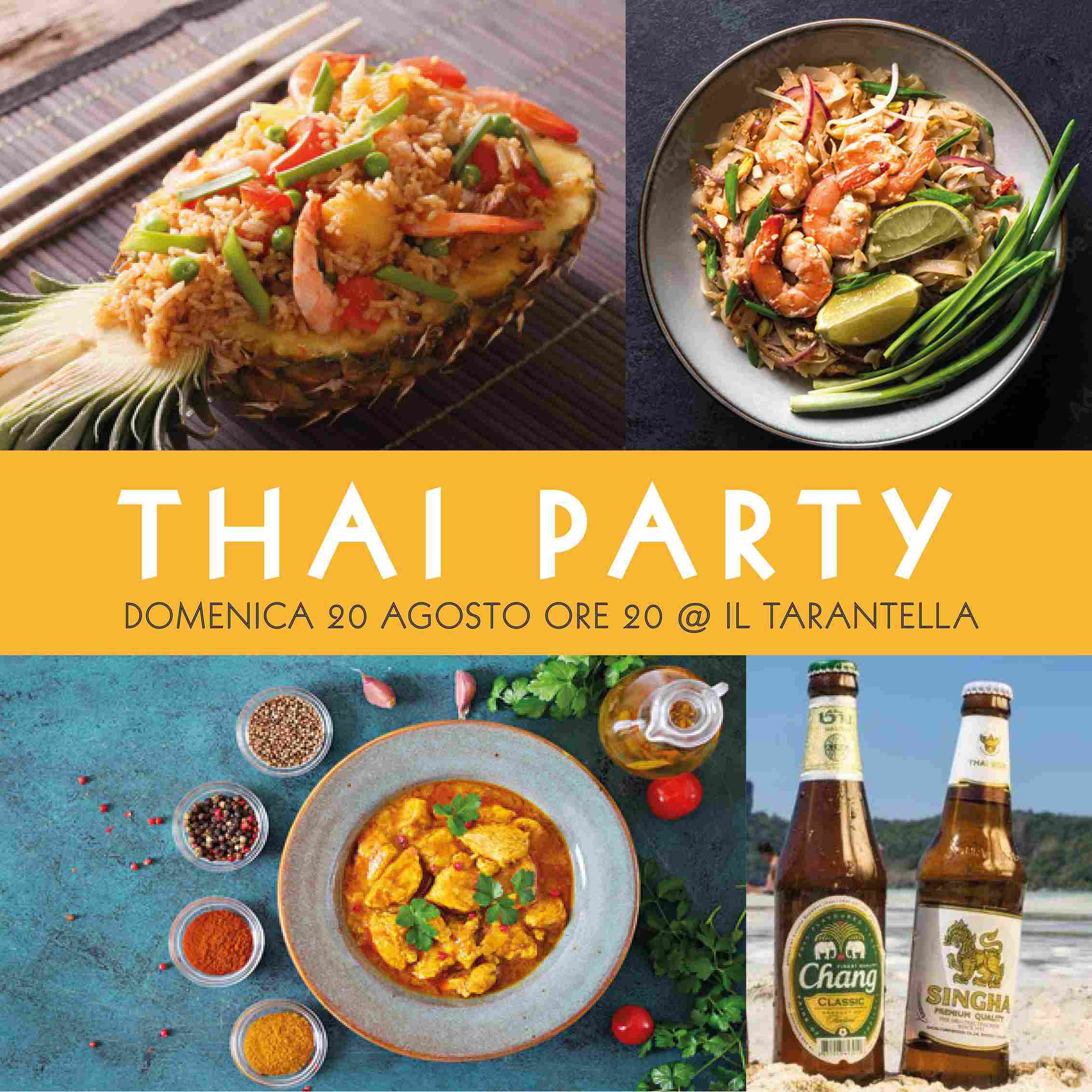 Sunday 20 August: Thai Party 1